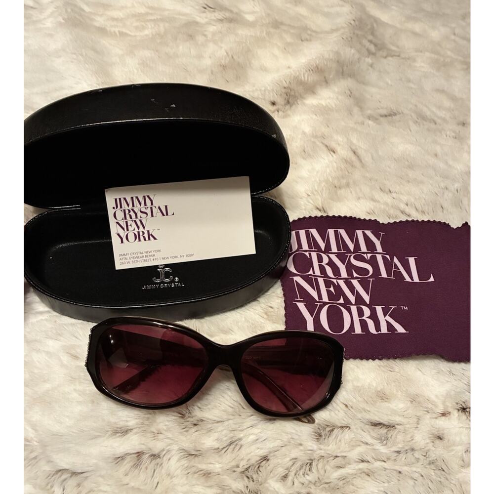 Jimmy Crystal New York Sunglasses GL825 Swarovski crystallized